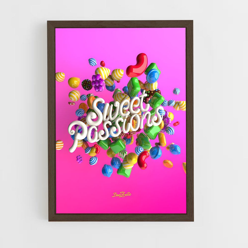 Poster Bonbons Éclatants – affiche Candy crush (vue 5)